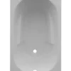 Baignoire rectangulaire L.120x l.70 cm blanc, SENSEA Access confort