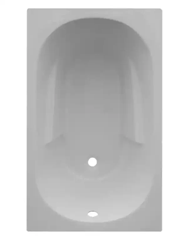 Baignoire rectangulaire L.120x l.70 cm blanc, SENSEA Access confort