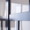 Cloison amovible Osaka mdf revêtu noir l.80 x H.250 x P.4cm