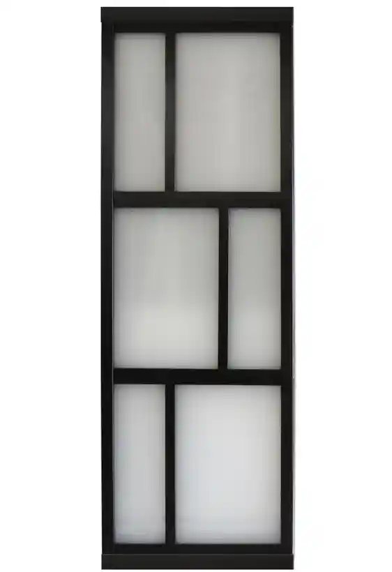 Cloison amovible Osaka mdf revêtu noir l.80 x H.250 x P.4cm