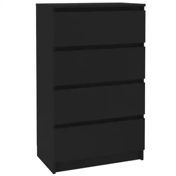 Buffet Noir 60x35x98,5 cm Bois d'ingénierie