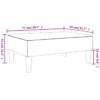 Repose-pied gris clair 77x55x31 cm velours