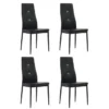 4 Chaises à manger similicuir