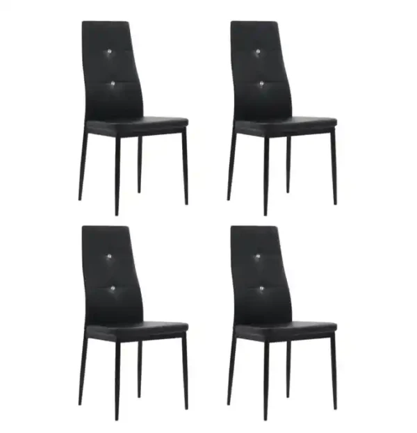 4 Chaises à manger similicuir