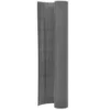 Cloture grise3 Clôture de jardin double face 110x500 cm Gris