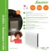 Radiateur électrique double système chauffant 1000W SAUTER Hekla horizontal bl.