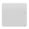 Radiateur électrique double système chauffant 1000W SAUTER Hekla horizontal bl.