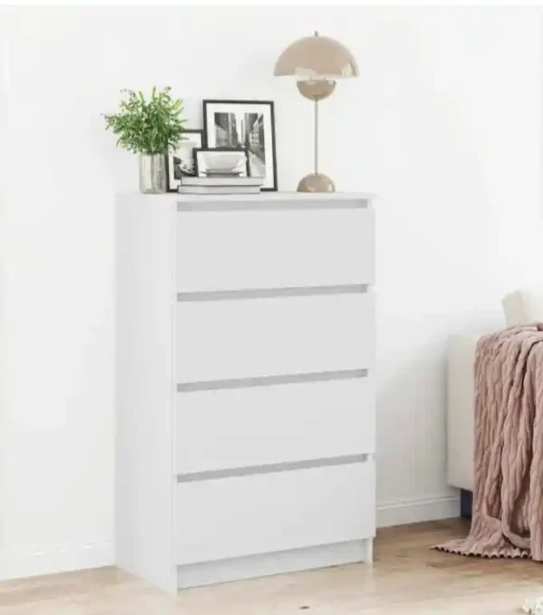 Buffet Blanc 60x35x98,5 cm Bois d'ingénierie
