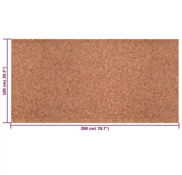 LIEGE1 Rouleau de liège 100x200 cm 2 mm