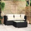 image_1_317488 Salon de jardin 3 pcs avec coussins Noir Résine tressée