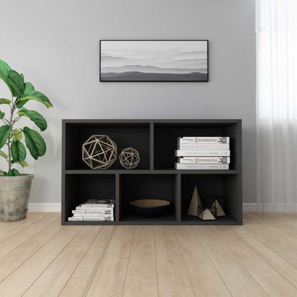 image_6_800163 Bibliothèque/Buffet Noir 50x25x80 cm Bois d’ingénierie
