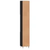 Armoire de bain Chêne fumé 32x34x188,5 cm Bois d'ingénierie