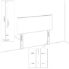 image_5_346068 Têtes de lit 2 pcs Gris clair 80x5x78/88 cm Velours