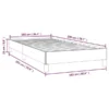 image_10_346795 Cadre de lit sans matelas gris foncé 100x200 cm tissu