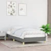 image_1_346795 Cadre de lit sans matelas gris foncé 100x200 cm tissu