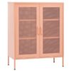 image_2_336175 Armoire de rangement Rose 80x35x101,5 cm Acier