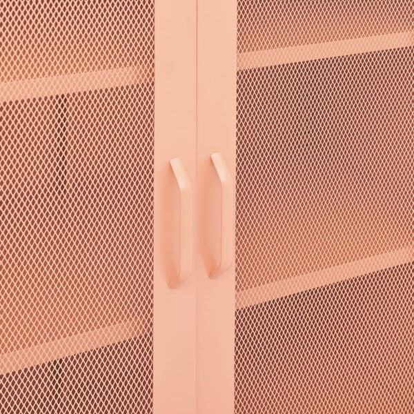 image_8_336175 Armoire de rangement Rose 80x35x101,5 cm Acier