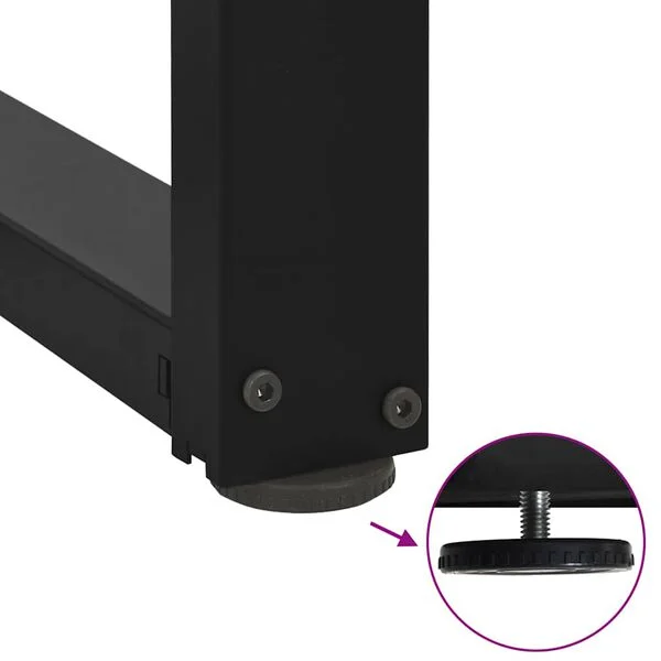 image_9_4013004 Pieds de table basse en T, 2 pièces, noir, 40 x 25 x (30-31) cm, acier
