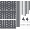 Écran de confidentialité Anthracite 100 x 50 x 180 cm Acier