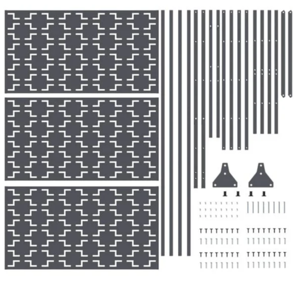 Écran de confidentialité Anthracite 100 x 50 x 180 cm Acier