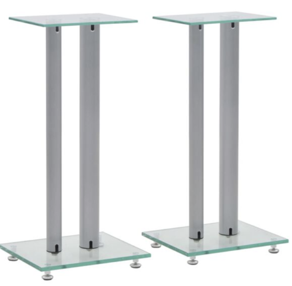 Capture d’écran 2026-04-19 à 15.00.21 Support haut-parleur 2pc Verre trempé Design 2 colonnes Argenté