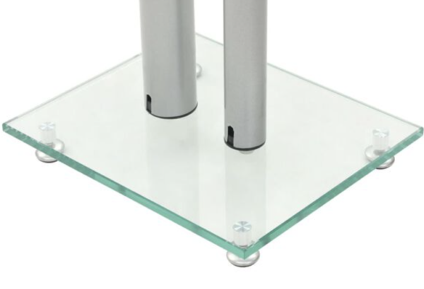 Capture d’écran 2026-04-19 à 15.01.16 Support haut-parleur 2pc Verre trempé Design 2 colonnes Argenté