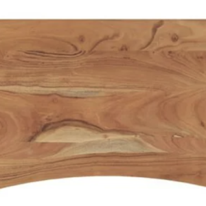 Dessus de bureau 120x50x2,5 cm rectangulaire bois massif acacia