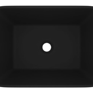Lavabo de luxe Noir mat 41x30x12 cm Céramique