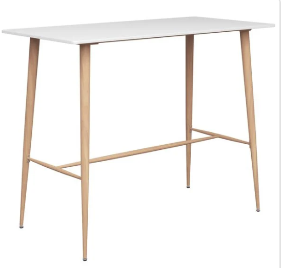 Table de bar Blanc 120x60x105 cm