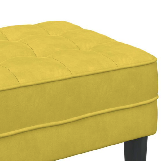 Capture d’écran 2026-04-29 à 05.38.14 banc avec coussin Jaune 113 x 57 x 39 cm Velours