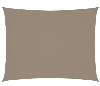 Capture d’écran 2026-06-03 à 06.11.48 Voile de parasol tissu oxford rectangulaire 6x8 m taupe