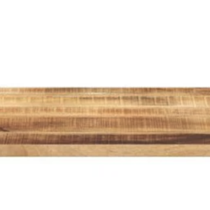 Dessus de table rectangulaire bois massif de manguier brut 120cmx50x2,5